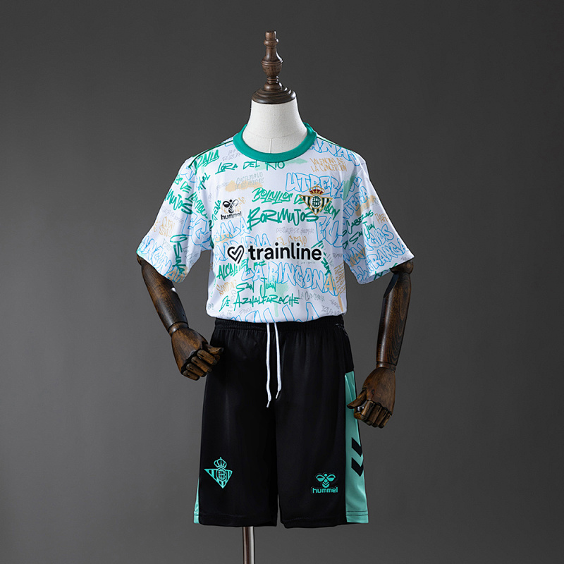 Wanban-Real Betis 25 26 Special Edition Kids Kit Jersey Size 16-28