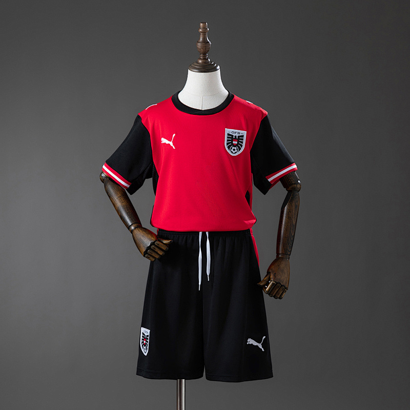 Wanban-Austria Home Kids Kit Jersey Size 16-28