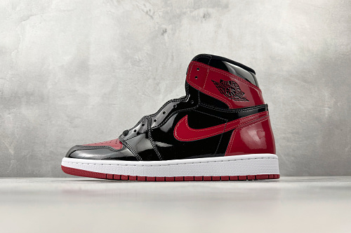 Zhenhui-Jordan Air Jordan 1 Retro High OG Patent Bred -555088-063