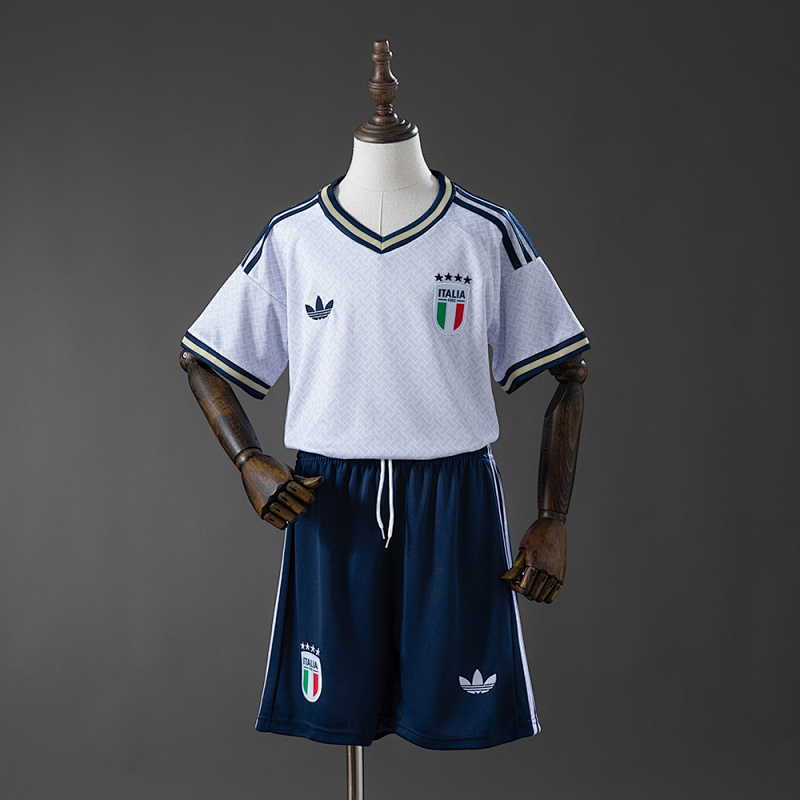 Wanban-Italy Away Kids Kit Jersey Size 16-28