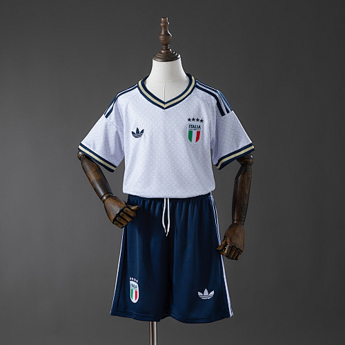 Wanban-Italy Away Kids Kit Jersey Size 16-28