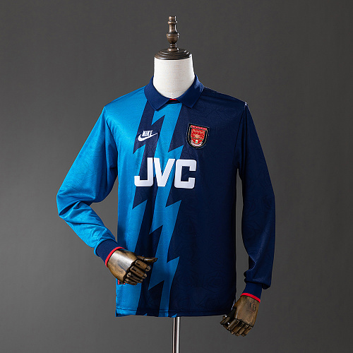 Wanban-Retro Long Sleeve Arsenal 95 96 Away S-Xxl