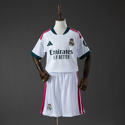 Wanban-Real Madrid 26 27 Home Kids Kit Size 16-28