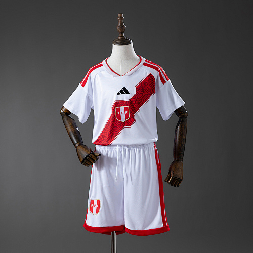 Wanban-Peru Home Kids Kit Jersey Size 16-28
