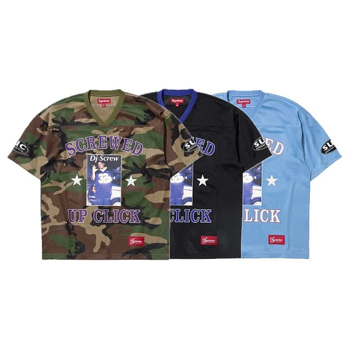 Ayun-660420218 Supreme DJ Screw Football Jersey S-Xl