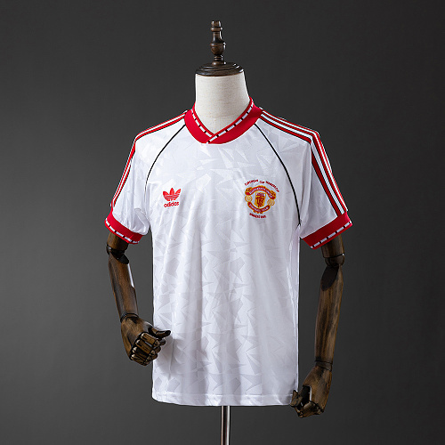 Wanban-M-U Away Retro Jersey S-4XL