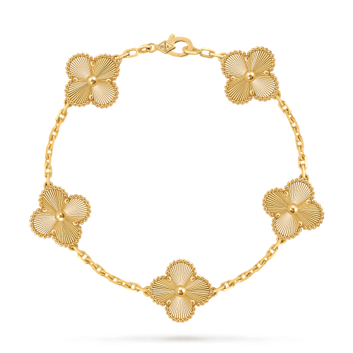 JG-VCARP3JK00 Vintage Alhambra Bracelet 5 Motifs