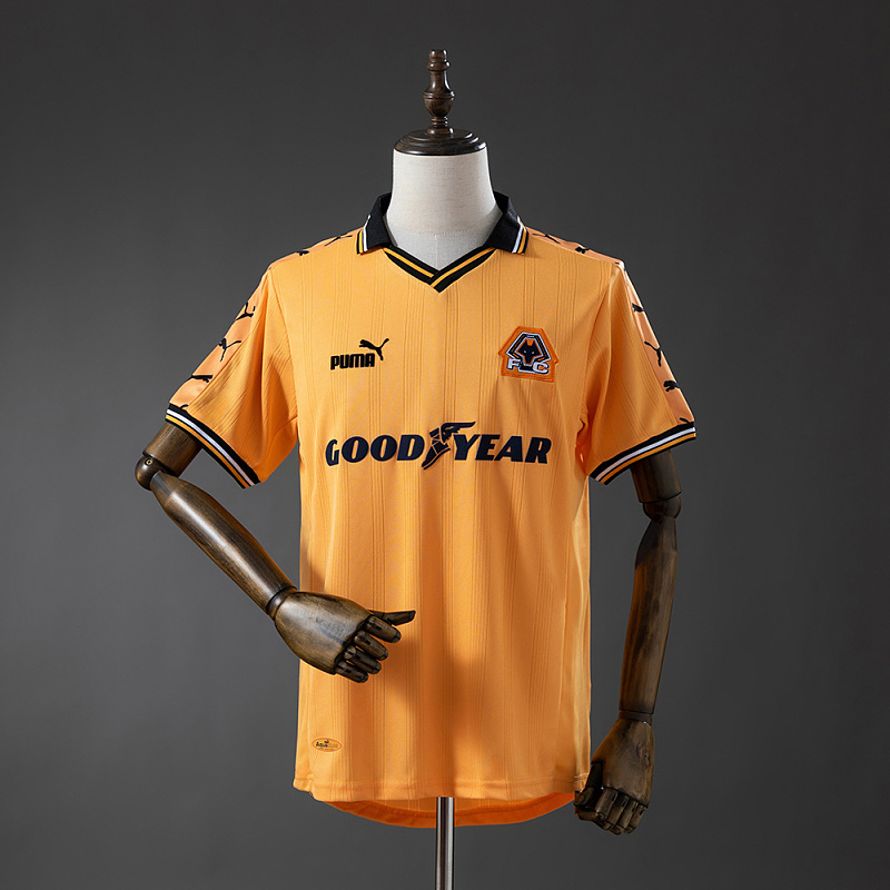 Wanban-Wolves 98 99 Home Retro Jersey S-Xxl