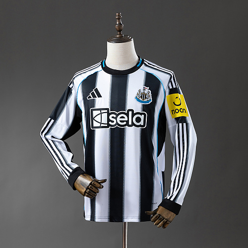 Wanban-Newcastle United 25 26 Home Long Sleeve Jersey S-4XL