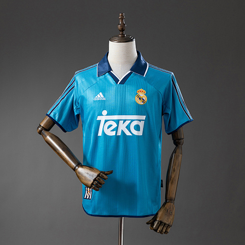 Wanban-Real Madrid 99 00 Third Away Retro Jersey S-Xxl