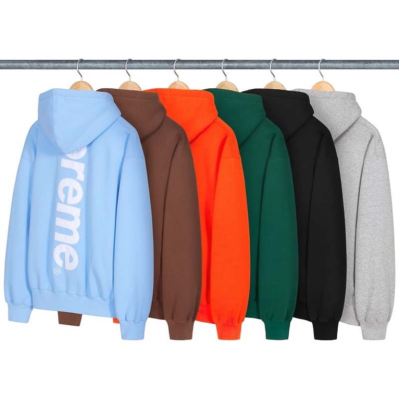 RR- Satin Appliqué Hooded Sweatshirt S-Xl