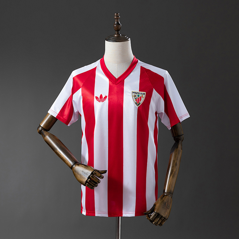Wanban-Athletic Bilbao 86 87 Home Retro Jersey S-Xxl