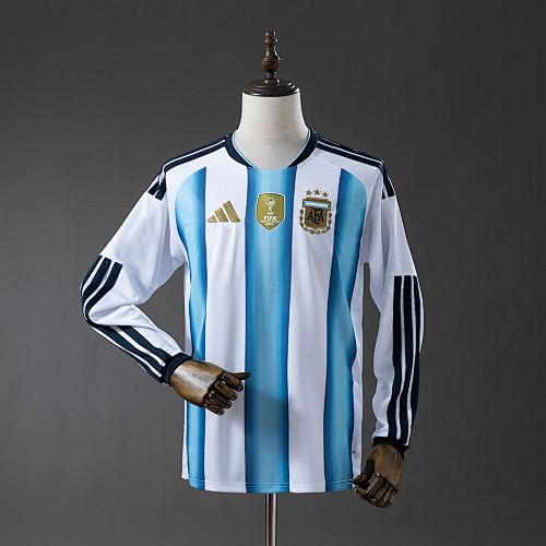 Wanban-Argentina Home Long-Sleeve Jersey S-4XL