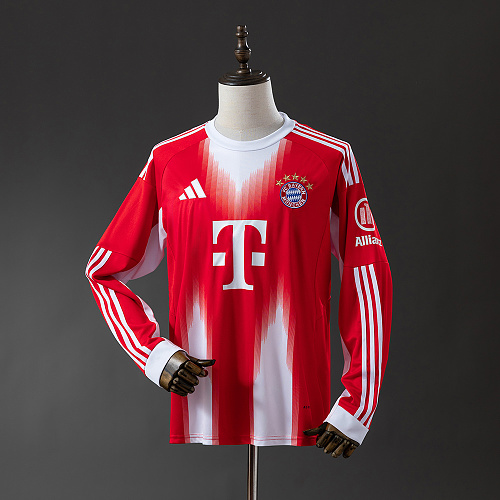Wanban Bayern Munich 25 26 Home Long Sleeve Jersey S-4XL