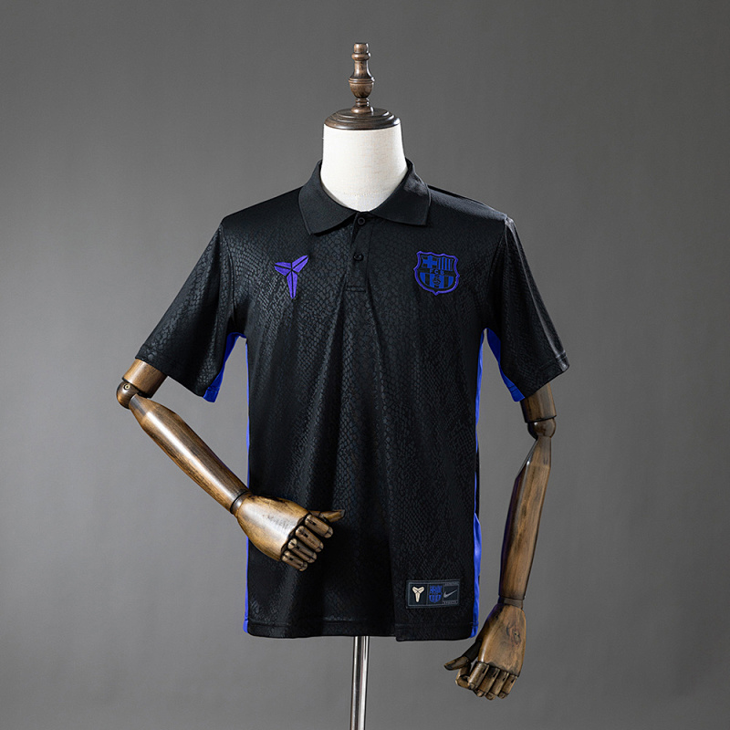 Wanban-Barcelona 25 26 Polo - Black S-Xxl
