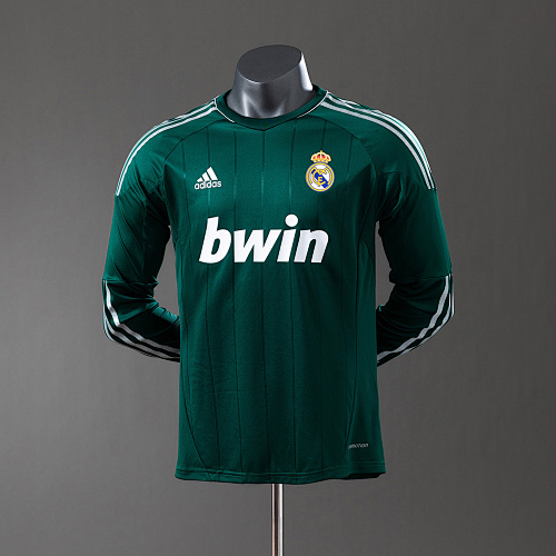 Wanban-Real Madrid 12 13 Third Away Long Sleeve Player Version Retro Jersey S-3XL