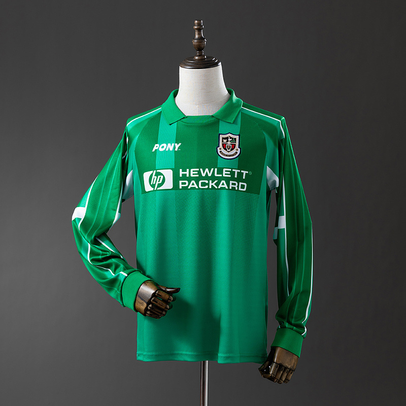 Wanban-Tottenham Hotspur 97 99 Goalkeeper Long Sleeve Retro Jersey S-Xxl