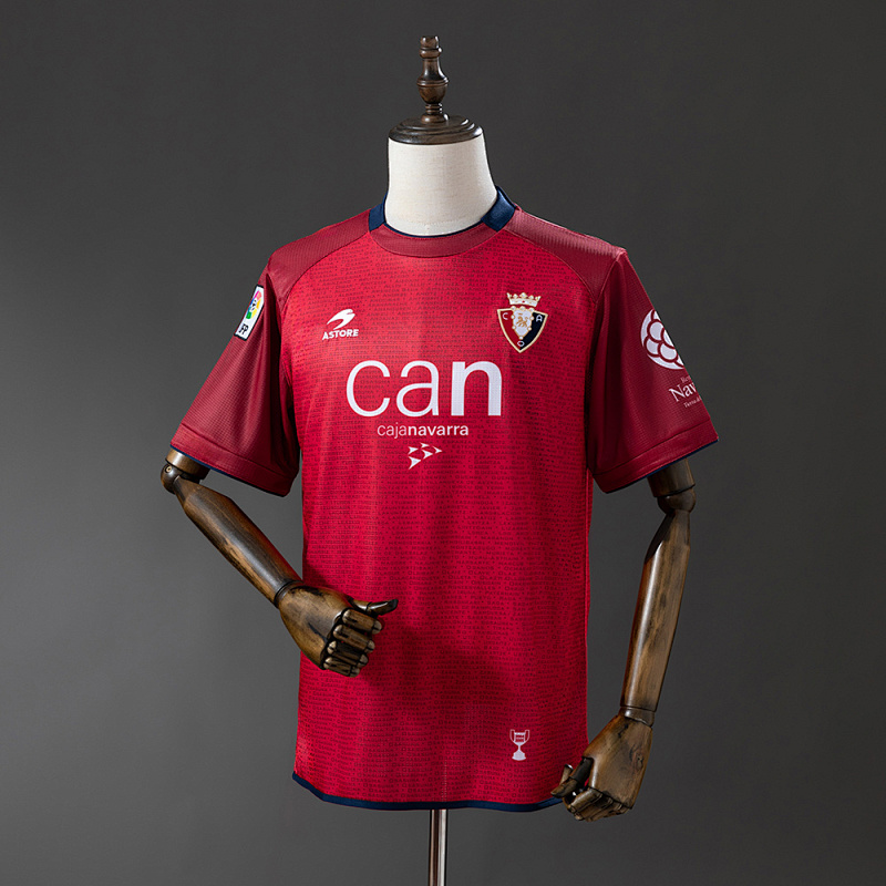 Wanban-Retro Osasuna Red Home S-Xxl