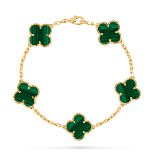 JG-VCARL80900 Vintage Alhambra Bracelet 5 Motifs