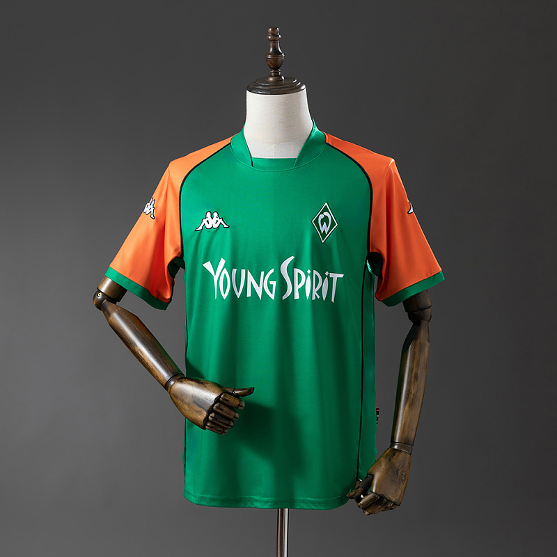 Wanban Werder Bremen 03 04 Home Retro Jersey S-Xxl