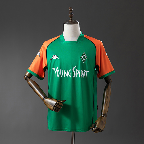 Wanban Werder Bremen 03 04 Home Retro Jersey S-Xxl