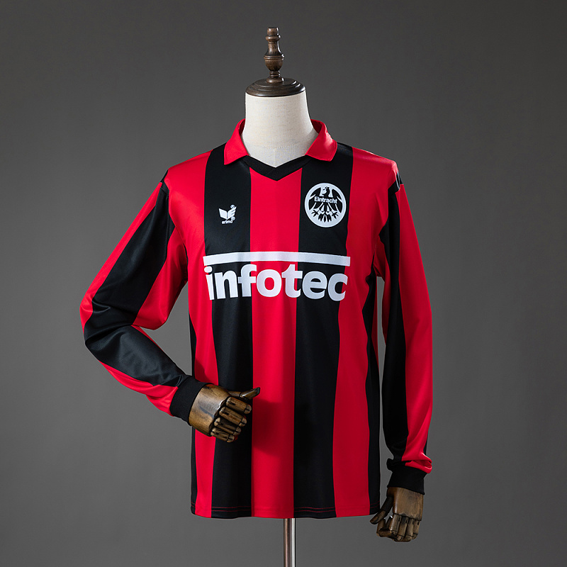 Wanban-Frankfurt 83 84 Home Retro Long Sleeve Jersey S-Xxl