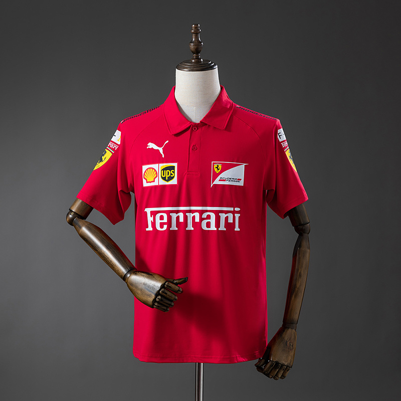 Wanban Scuderia Ferrari F1 Red Polo S-3XL