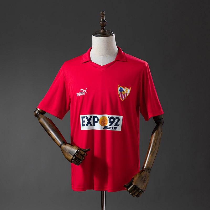 Wanban-Sevilla 87 90 Away Retro Jersey S-Xxl