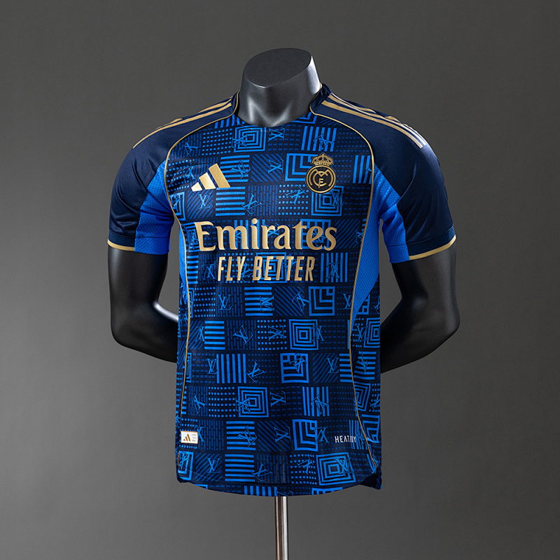 Louis Vuitton Wanban-Real Madrid Collaboration-LV Player Version Jersey S-3XL