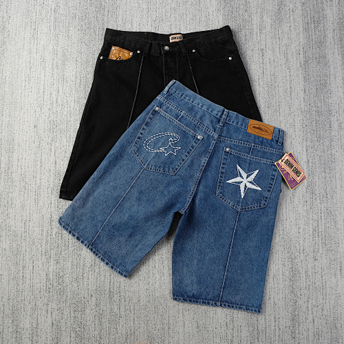 CR001 S-Xl C -corteiz Denim Shorts Jeans-S M L XL