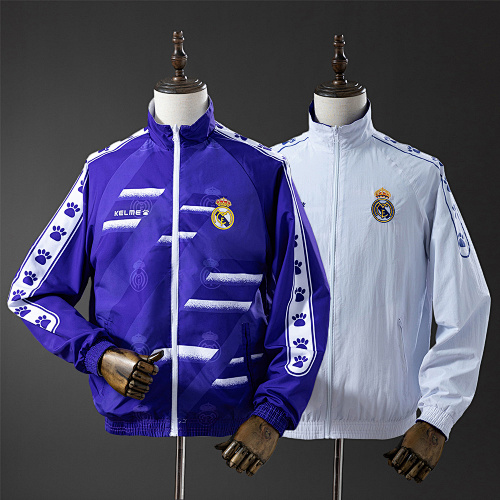 Wanban-25 26 Real Madrid Trench Coat Reversible S-3XL