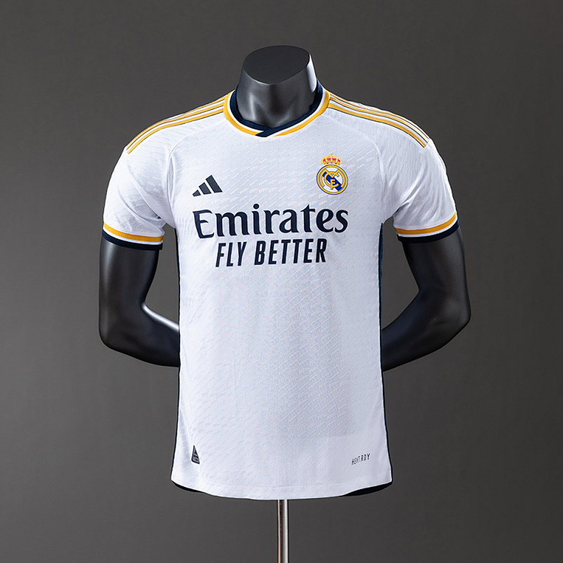 Wanban-Real Madrid 23 24 Home Player Version Jersey S-3XL