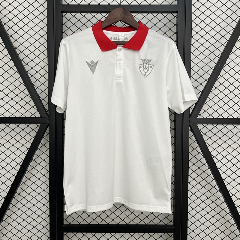 Wanban-25 26 Polo Osasuna White S-Xxl