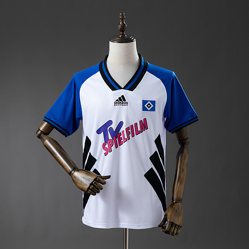 Wanban Hamburger SV 94 95 Home Retro Jersey S-Xxl