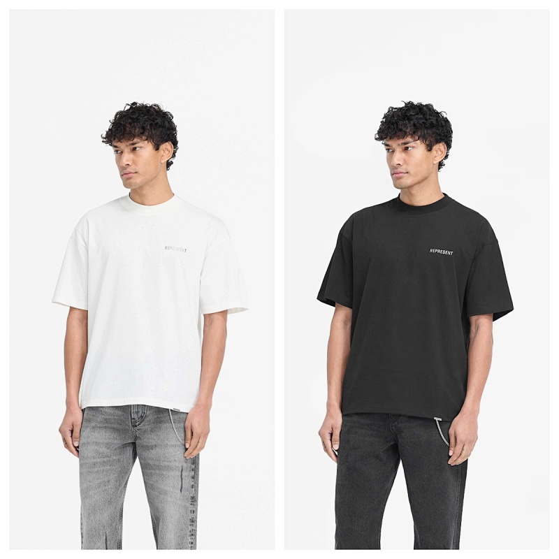 Lili-REPRESENT Block Logo T-Shirt Clean Fit T S M L XL