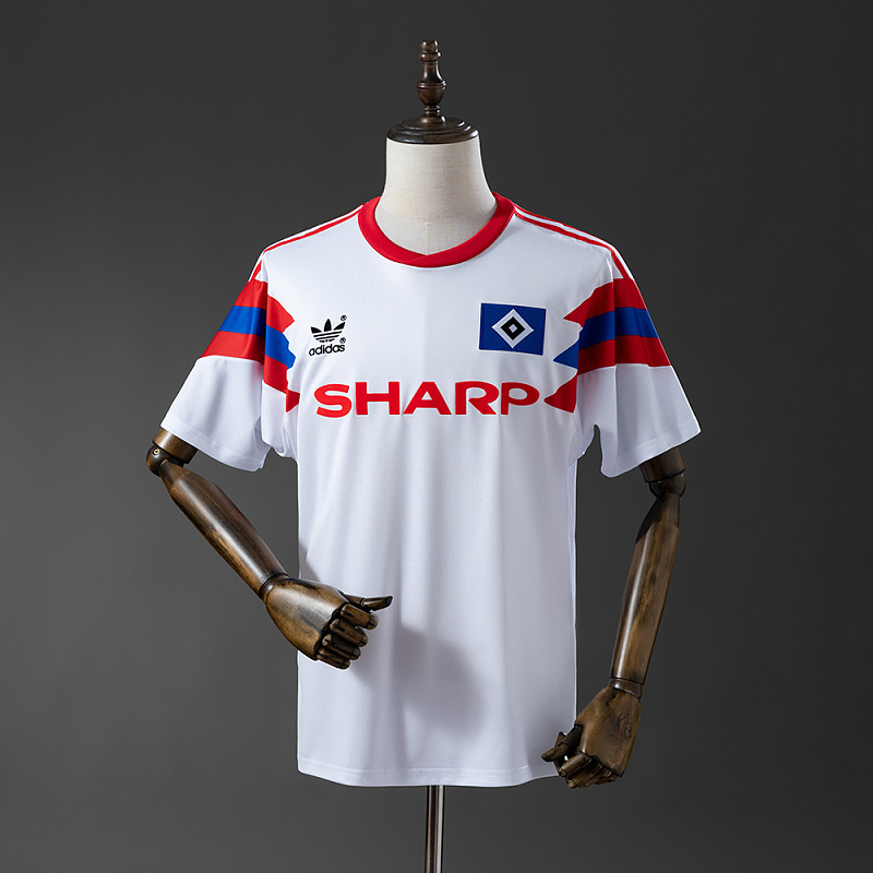Wanban Hamburger 90 91 Home Retro Jersey S-Xxl