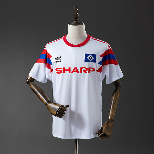Wanban Hamburger 90 91 Home Retro Jersey S-Xxl