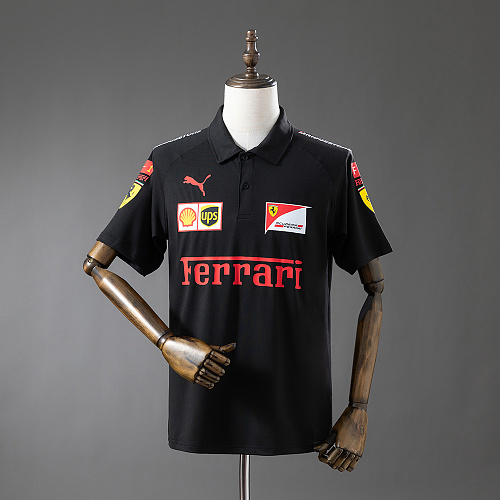 Wanban Scuderia Ferrari F1 Black Polo S-3XL
