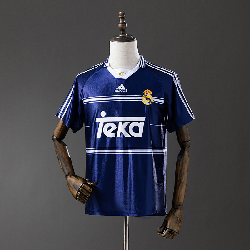 Wanban-Real Madrid 98 99 Away Retro Jersey S-Xxl