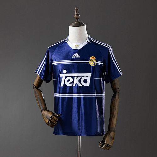 Wanban-Real Madrid 98 99 Away Retro Jersey S-Xxl
