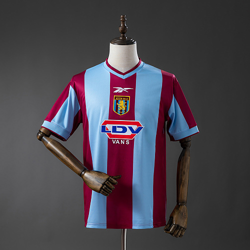 Wanban-Aston Villa 99 00 Home Retro Jersey S-Xxl