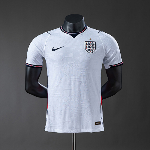 Wanban-England Home Player Version Jersey S-3XL