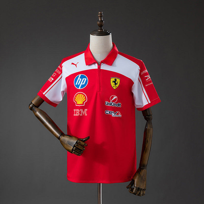 Wanban Ferrari F1 Official Replica Polo S-5XL
