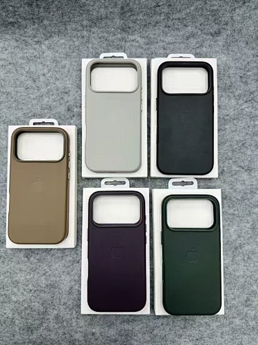 69 Lili-iphone 17 Series Leather Original Packaging +logo