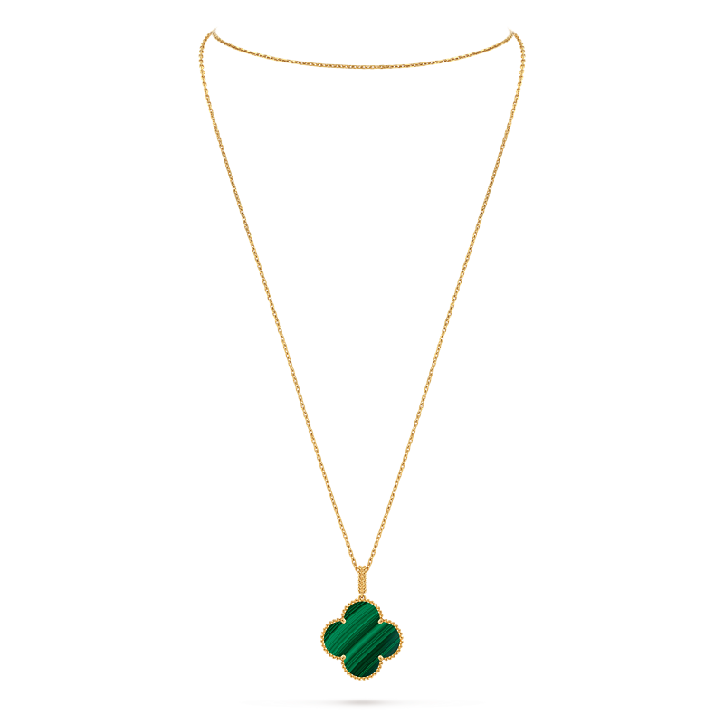 JG-VCARO3MG00Magic Alhambra Long Necklace 1 Motif