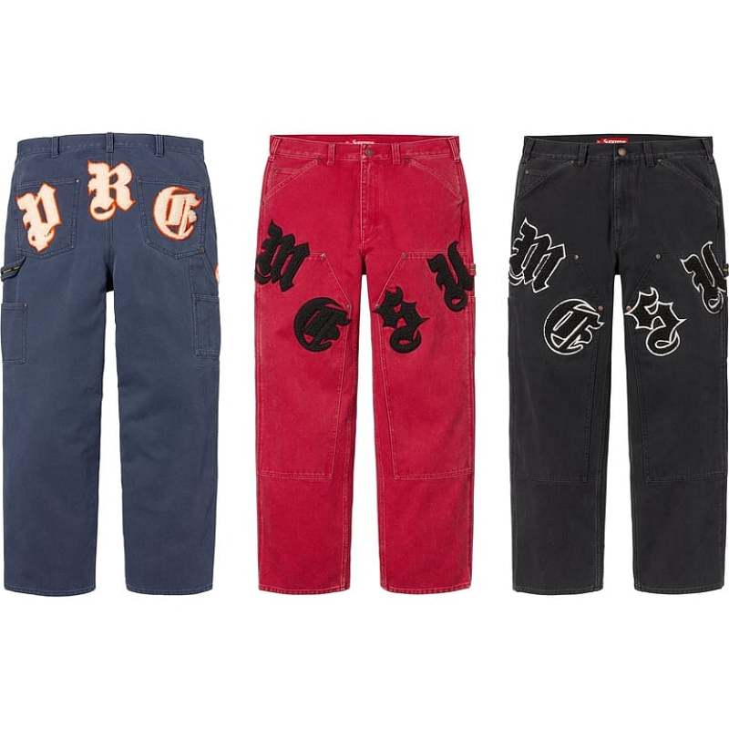 RR Old English Canvas Double Knee Painter Pant