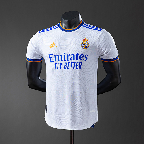 Wanban-Real Madrid 21 22 Retro Player Version Home Jersey S-3XL