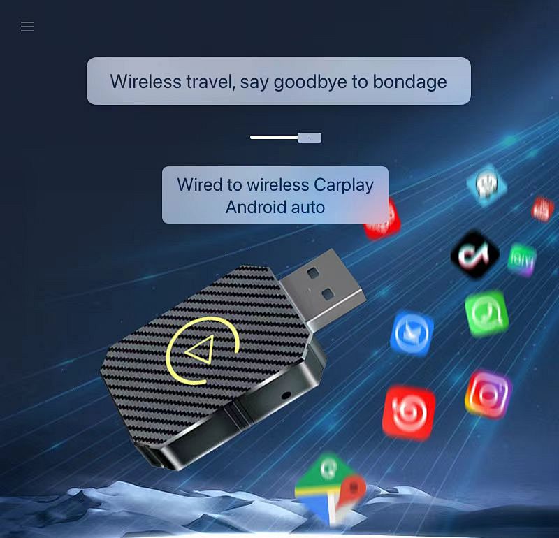 Wired To Wireless Carplay & Android Two In One