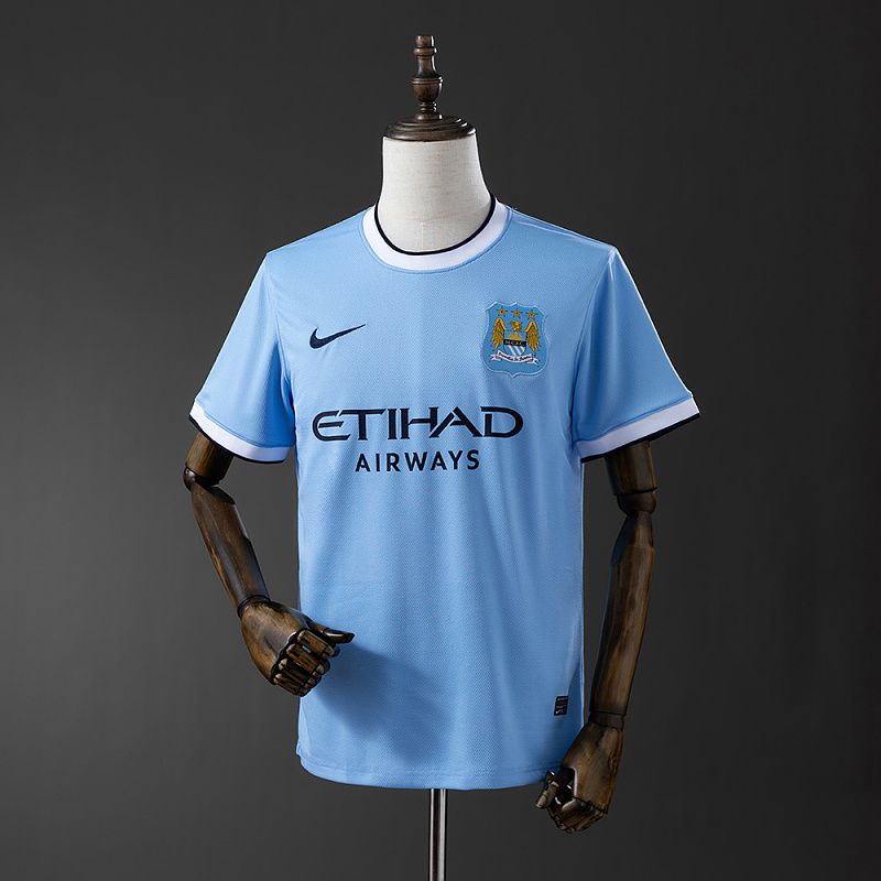 Wanban-Retro Manchester City 13 14 Home S-Xxl
