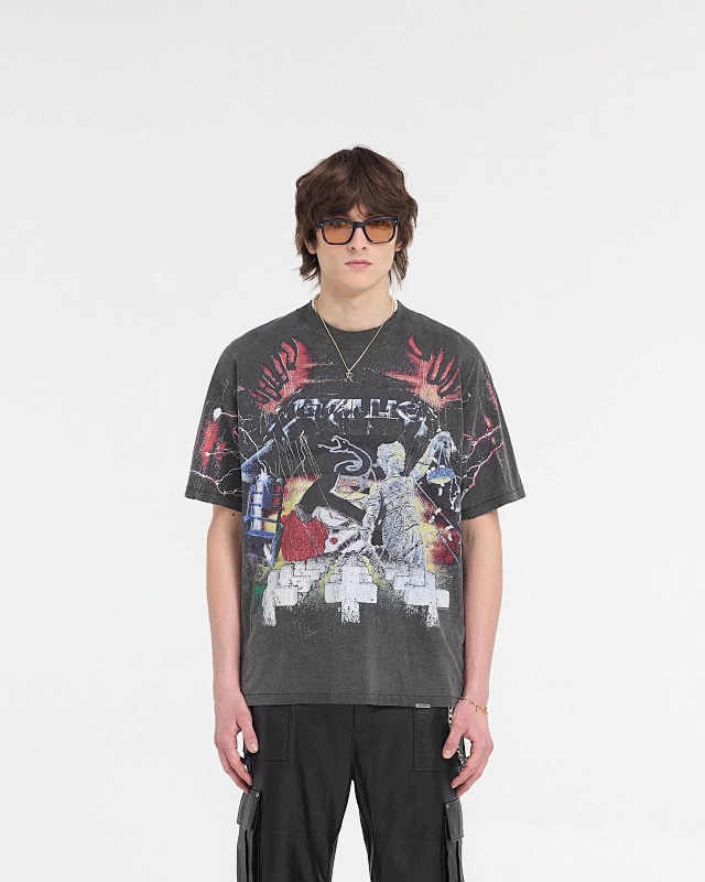 Lili-REPRESENT X Metallica Master OF Puppets New Vintage T-Shirt T